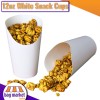 White Paper Snack Cup - 12oz / 355ml - Chips, French Fry, Wraps, Scoop, Food White Paper Snack Cup - 12oz / 355ml - Chips, French Fry, Wraps, Scoop, Food