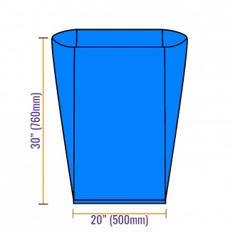 Heavy Duty Blue Rubble Sacks (400 Gauge) - 20" x 30" Heavy Duty Blue Rubble Sacks (400 Gauge) - 20" x 30"