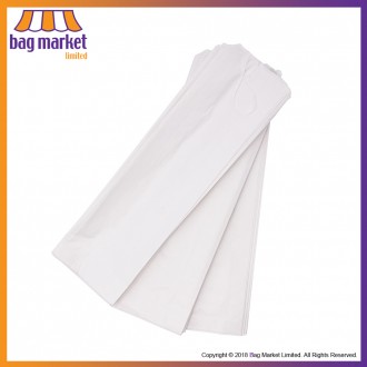 4" x 6" x 14" (Baguette) White Sulphite Paper Bags [33gsm]