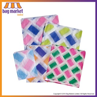 5" x 7" Accessory Diamond Design Paper Bags [39gsm] - Random Colour