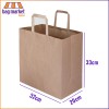 X-Large Brown SOS Paper Carrier Bags - 32cm x 33cm x 21cm