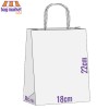 Accessory - 19 x 21.5 x 8cm - Brown Paper Carrier Bags - Twist Handles