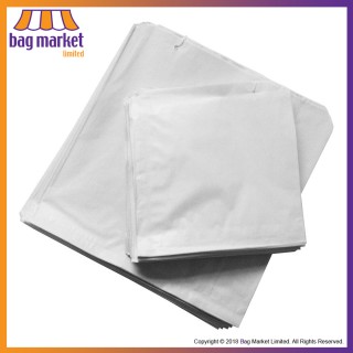 8.5" x 8.5" White Sulphite Paper Bags [33gsm]