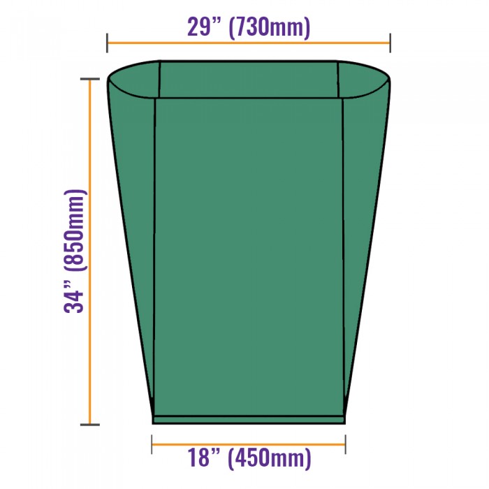Stronghold | 10 Heavy Duty Green Garden Sacks on a Roll Stronghold | 10 Heavy Duty Green Garden Sacks on a Roll
