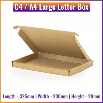 Royal Mail Large Letter Boxes - C4 - Brown Royal Mail Large Letter Boxes - C4 - Brown