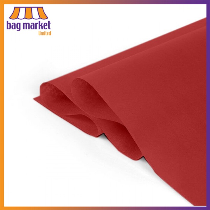 20" x 30" (500mm x 750mm) - Red Acid-Free Tissue Paper (MG)