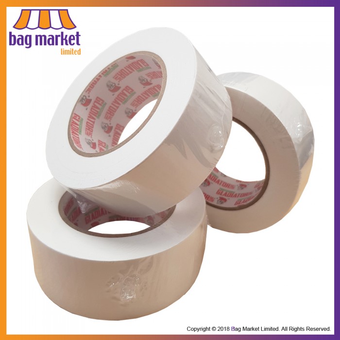 White - 48mm x 50m Gladiator® Professional Cloth (Duct) Tape