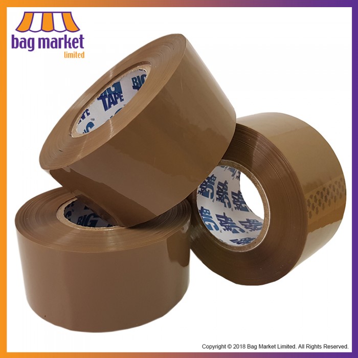 48mm Strong Brown Packing Tape - Parcel Big Tape - 150 Metres