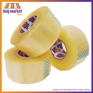 48mm Strong Clear Packing Tape - Parcel Big Tape - 150 Metres